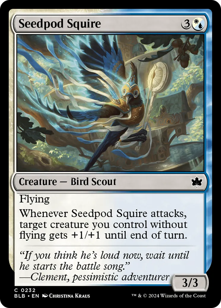 Écuyer à cosse — Bloomburrow — Magic: The Gathering