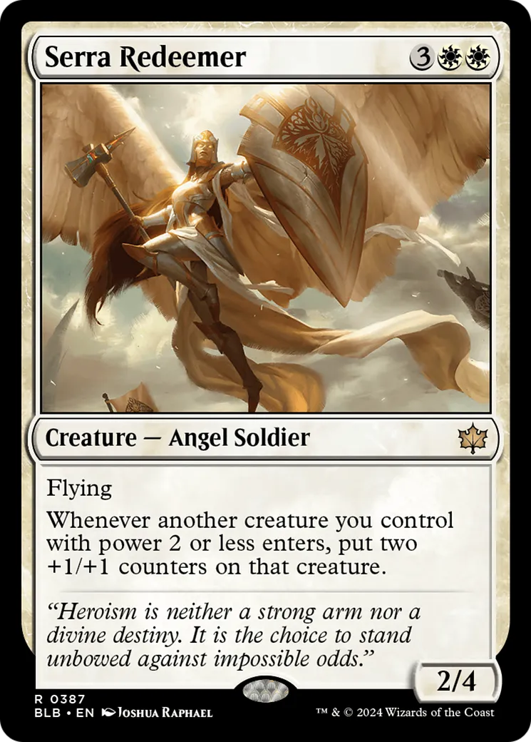 Serra la rédemptrice — Bloomburrow — Magic: The Gathering