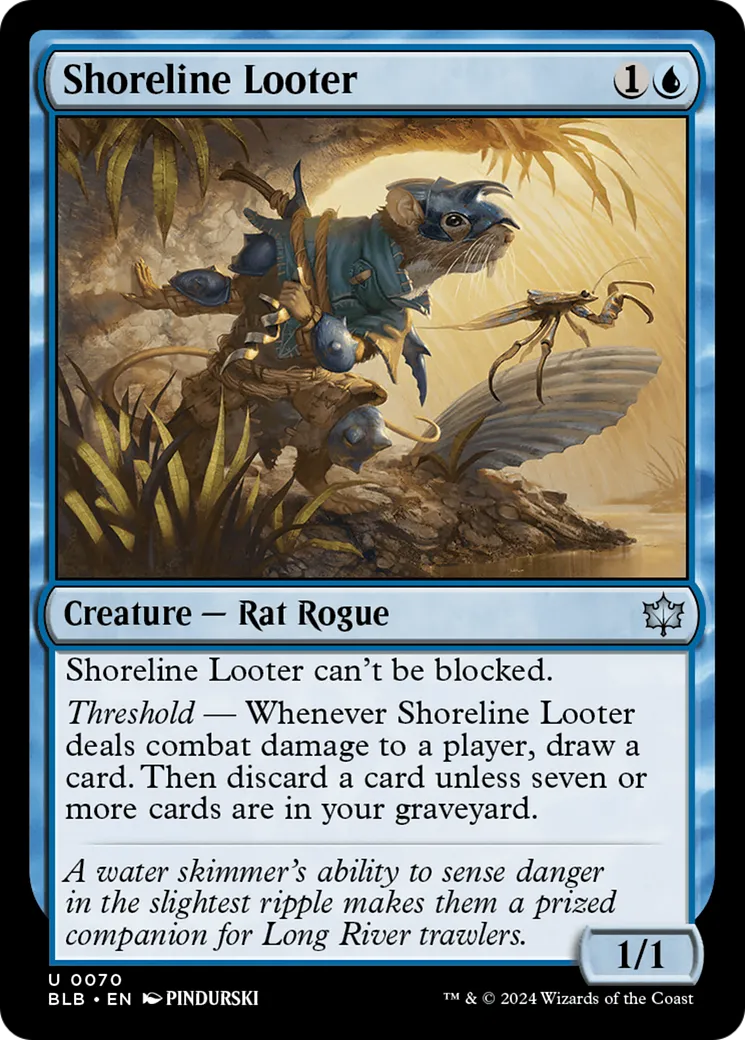 Shoreline Looter — Bloomburrow — Magic: The Gathering