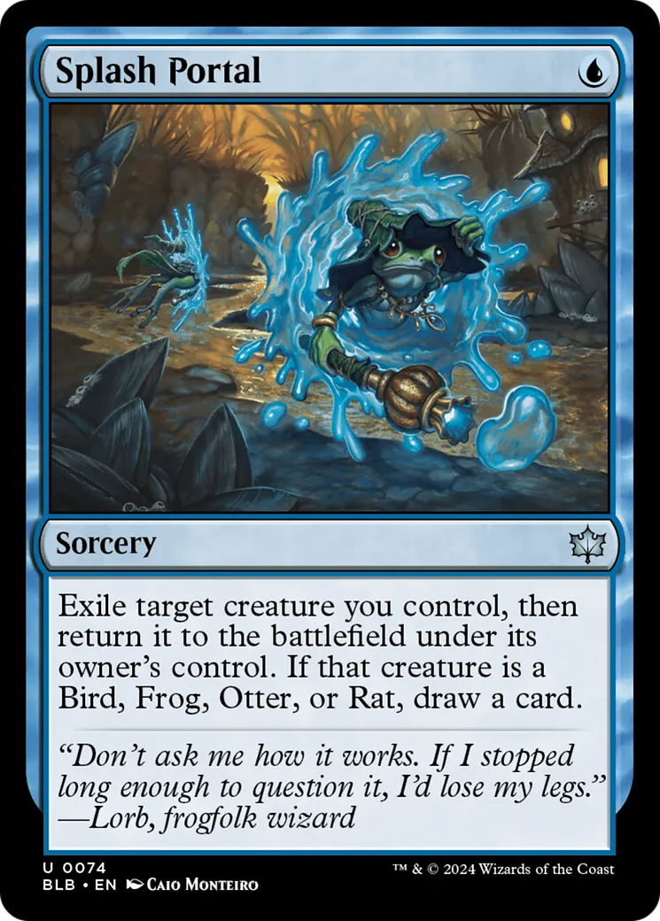 Portail éclaboussure — Bloomburrow — Magic: The Gathering