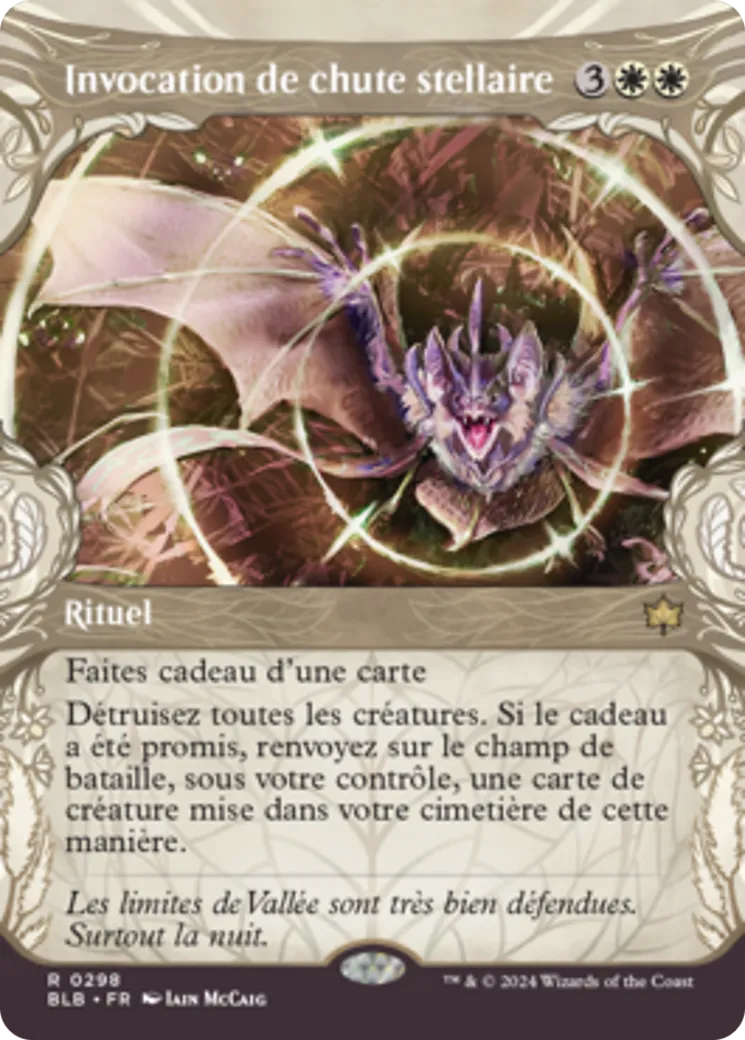 Invocation de chute stellaire — Bloomburrow — Magic: The Gathering