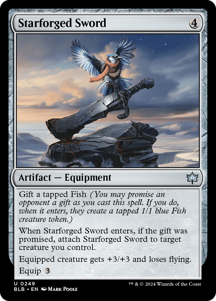 Starforged Sword — Bloomburrow — Magic: The Gathering