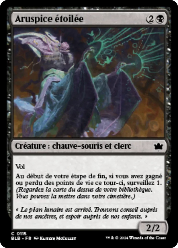 Aruspice étoilée — Bloomburrow — Magic: The Gathering