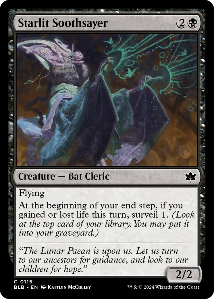 Starlit Soothsayer — Bloomburrow — Magic: The Gathering