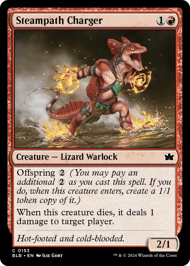 Steampath Charger — Bloomburrow — Magic: The Gathering