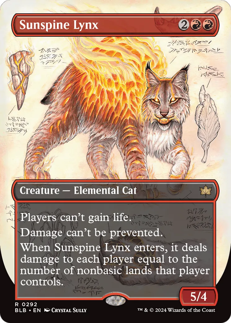 Sunspine Lynx — Bloomburrow — Magic: The Gathering