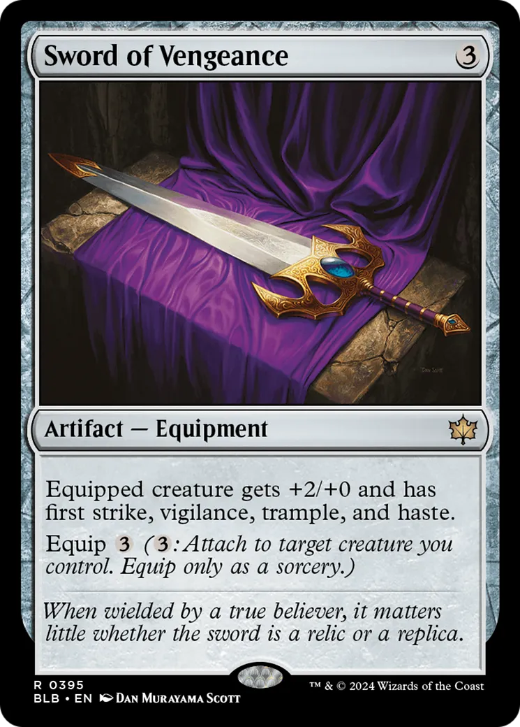 Sword of Vengeance — Bloomburrow — Magic: The Gathering