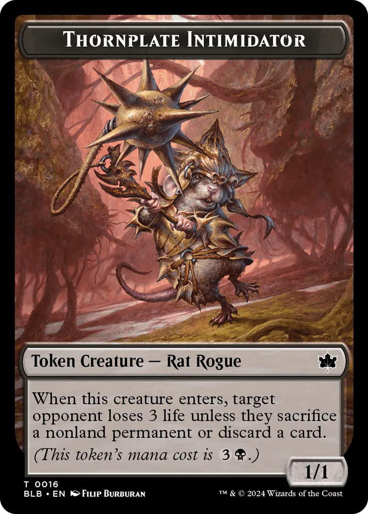 Thornplate Intimidator — Bloomburrow — Magic: The Gathering