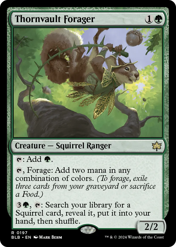 Thornvault Forager — Bloomburrow — Magic: The Gathering