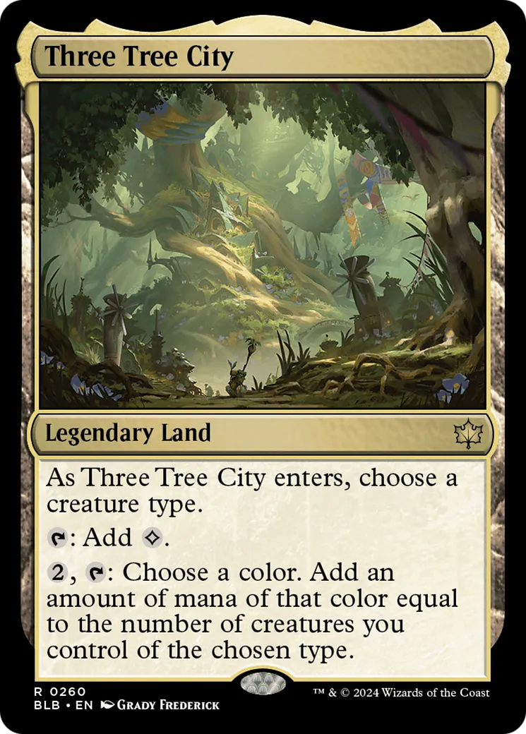Three Tree City — Bloomburrow — Magic: The Gathering