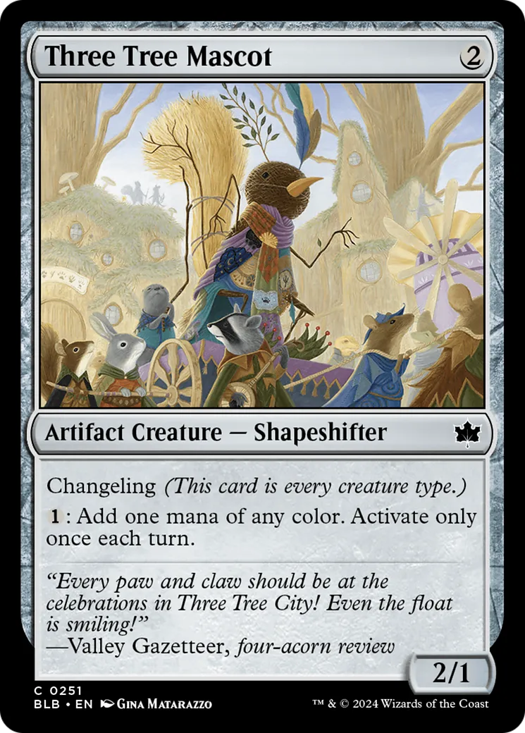 Mascotte des Trois arbres — Bloomburrow — Magic: The Gathering