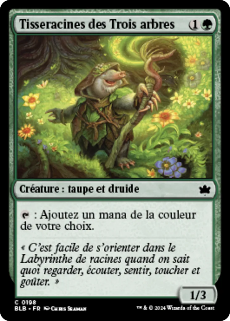 Tisseracines des Trois arbres — Bloomburrow — Magic: The Gathering