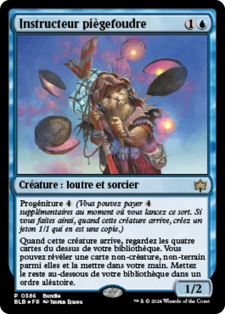 Instructeur piègefoudre — Bloomburrow — Magic: The Gathering