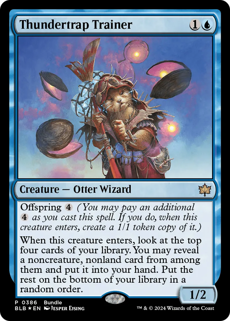 Instructeur piègefoudre — Bloomburrow — Magic: The Gathering