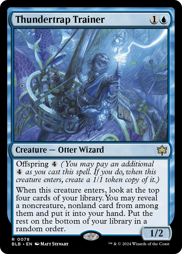 Thundertrap Trainer — Bloomburrow — Magic: The Gathering