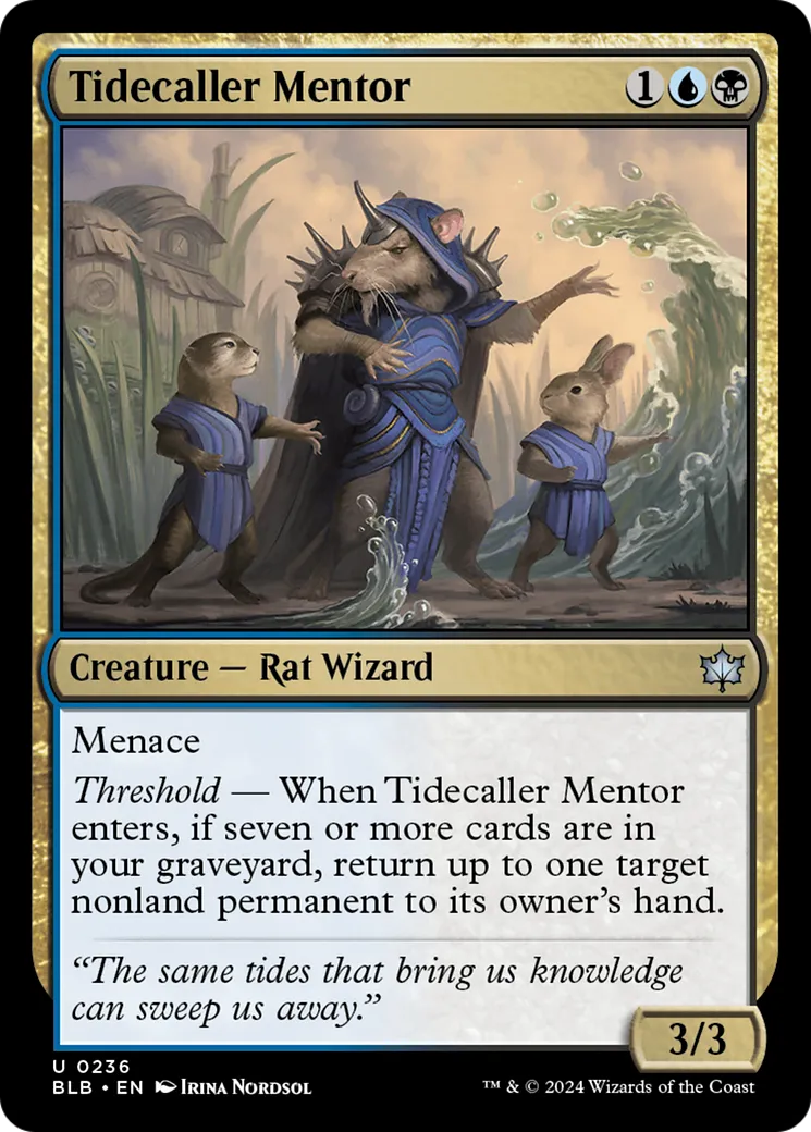 Tidecaller Mentor — Bloomburrow — Magic: The Gathering