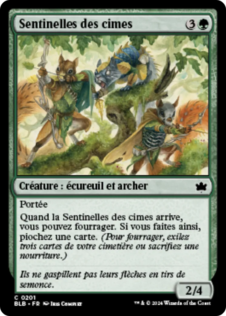 Sentinelles des cimes — Bloomburrow — Magic: The Gathering