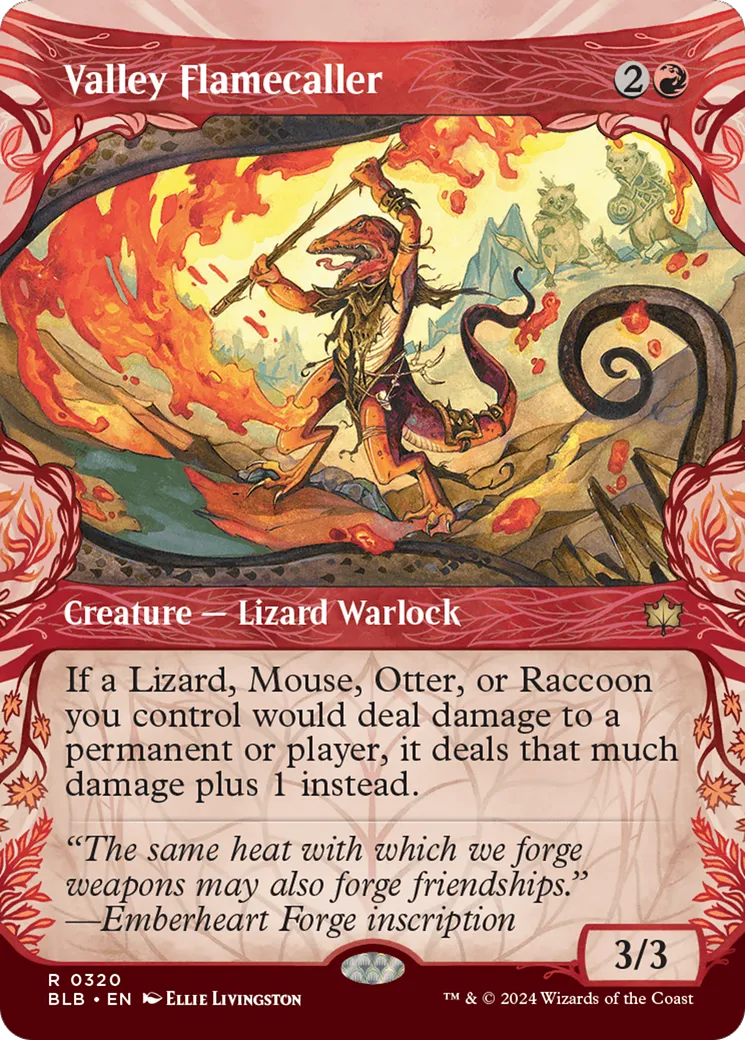Valley Flamecaller — Bloomburrow — Magic: The Gathering