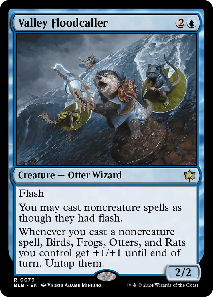 Valley Floodcaller — Bloomburrow — Magic: The Gathering