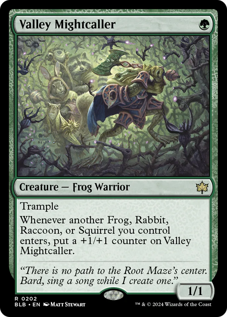 Valley Mightcaller — Bloomburrow — Magic: The Gathering