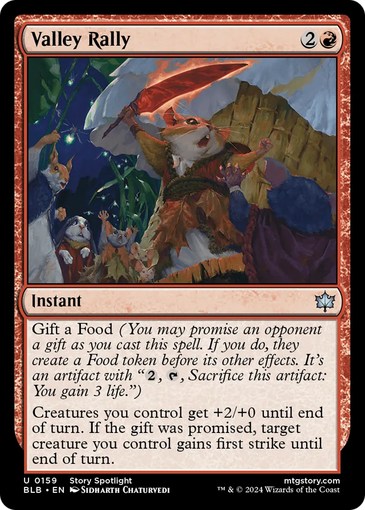 Valley Rally — Bloomburrow — Magic: The Gathering