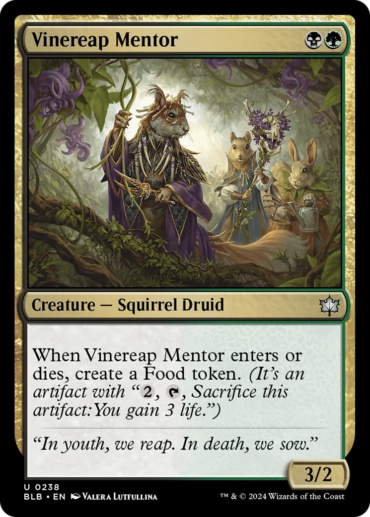Mentor cueillevigne — Bloomburrow — Magic: The Gathering
