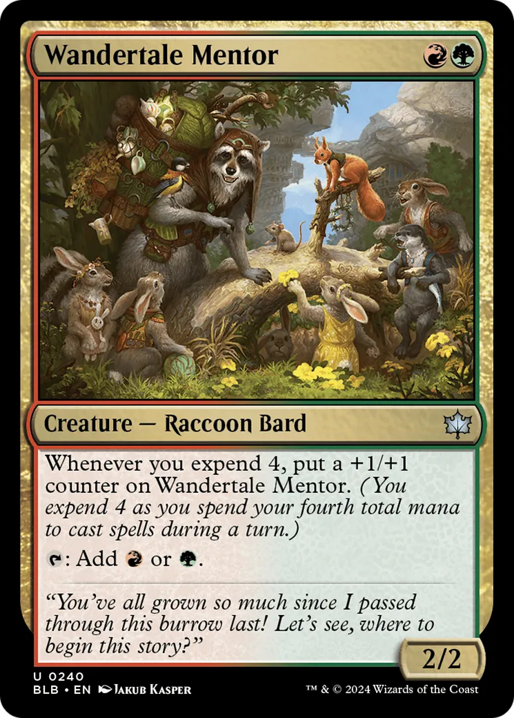 Mentor mythinérant — Bloomburrow — Magic: The Gathering