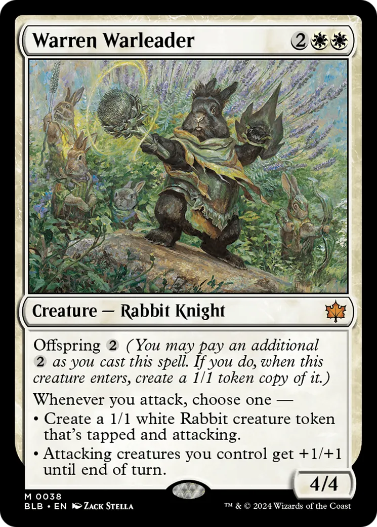 Warren Warleader — Bloomburrow — Magic: The Gathering