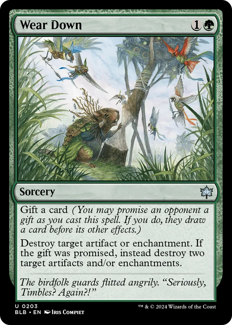 Wear Down — Bloomburrow — Magic: The Gathering