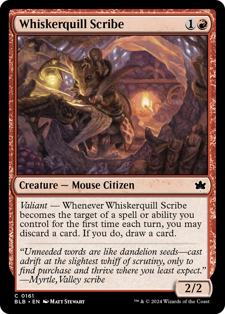 Scribe plumoustache — Bloomburrow — Magic: The Gathering