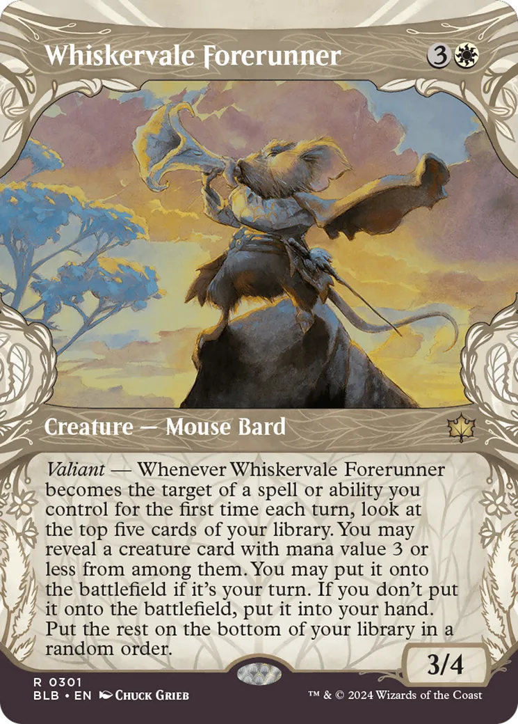 Whiskervale Forerunner — Bloomburrow — Magic: The Gathering