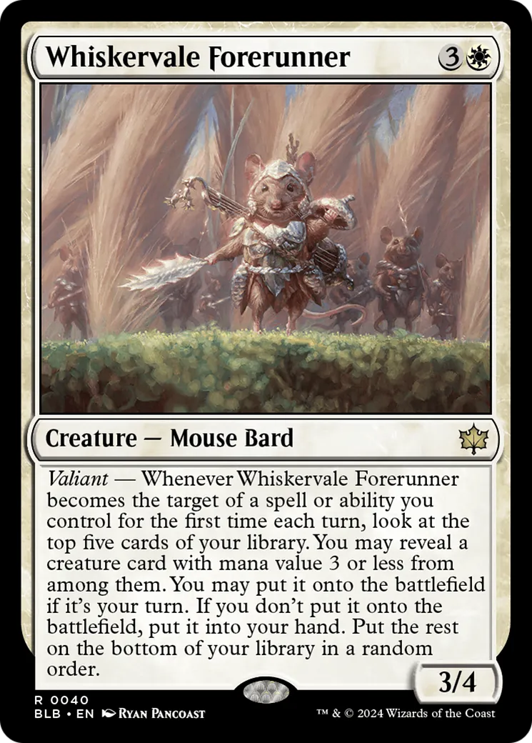 Précurseur de Val-Moustache — Bloomburrow — Magic: The Gathering