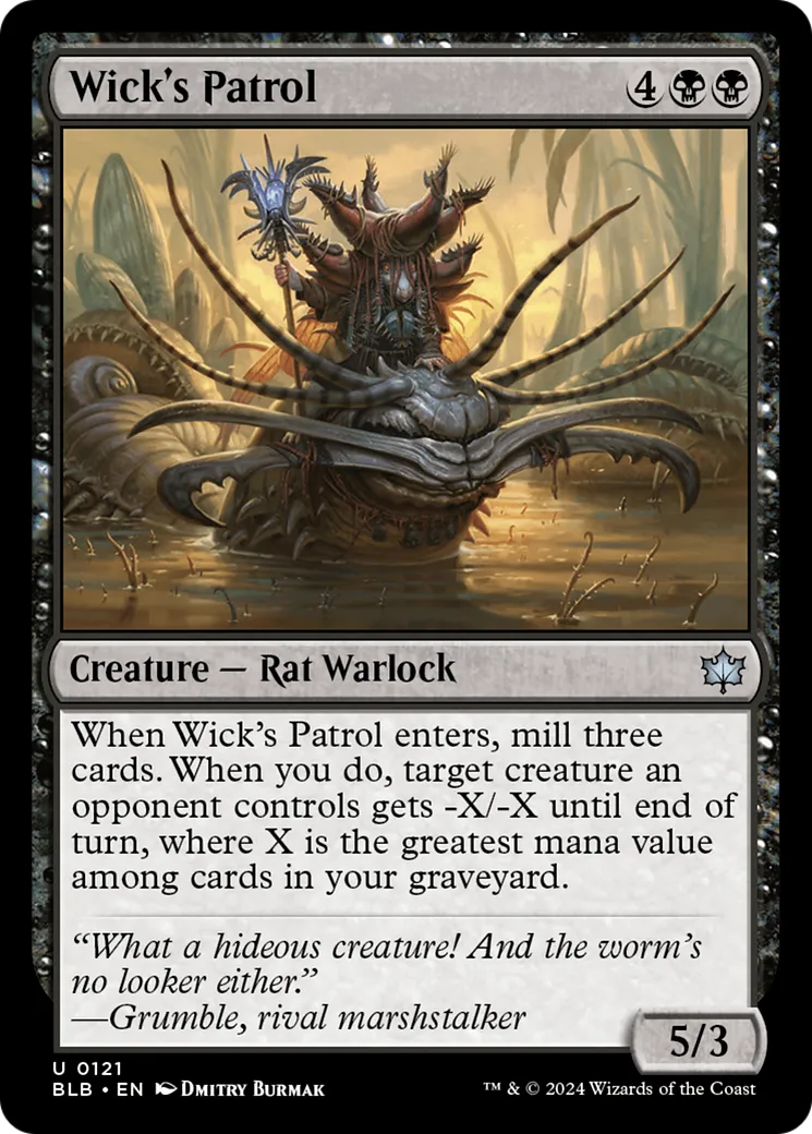 Wick's Patrol — Bloomburrow — Magic: The Gathering
