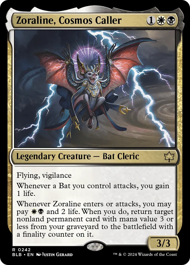 Zoraline, Cosmos Caller — Bloomburrow — Magic: The Gathering