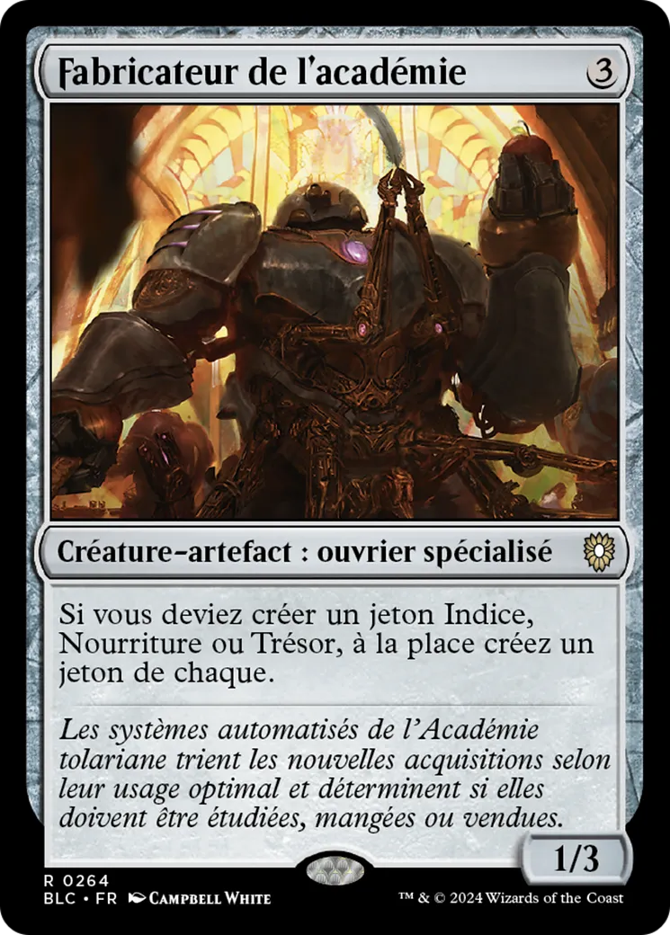 Fabricateur de l'académie — Bloomburrow Commander — Magic: The Gathering