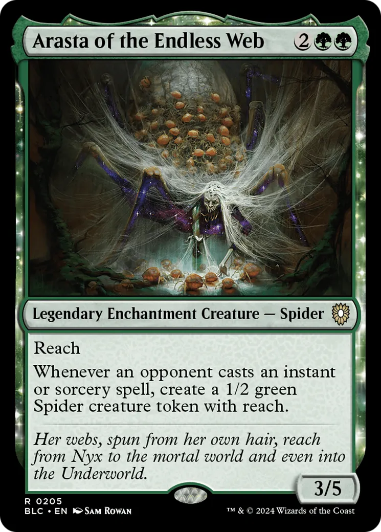 Arasta of the Endless Web — Bloomburrow Commander — Magic: The Gathering