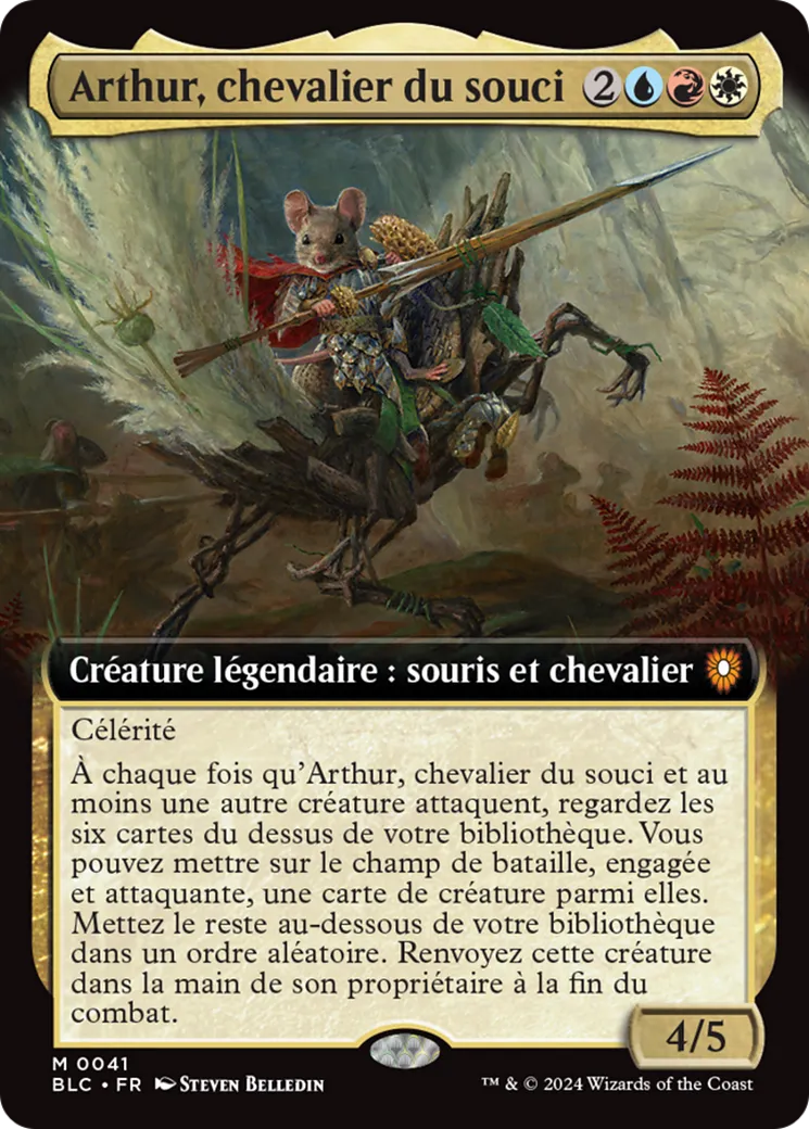 Arthur, chevalier du souci — Bloomburrow Commander — Magic: The Gathering