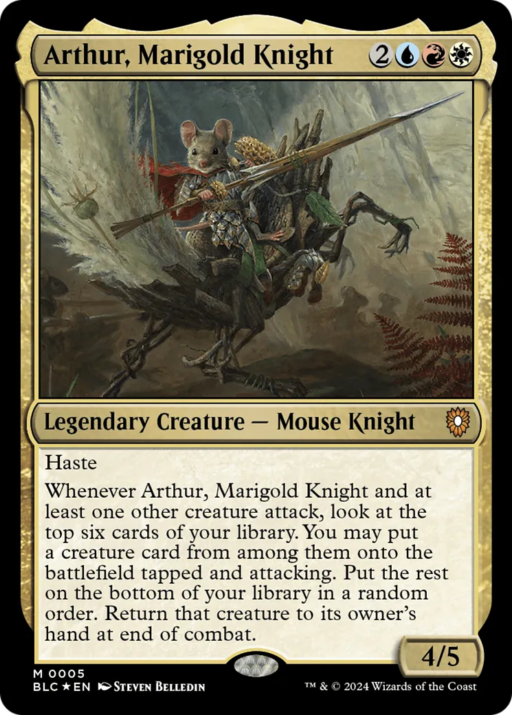Arthur, Marigold Knight — Bloomburrow Commander — Magic: The Gathering