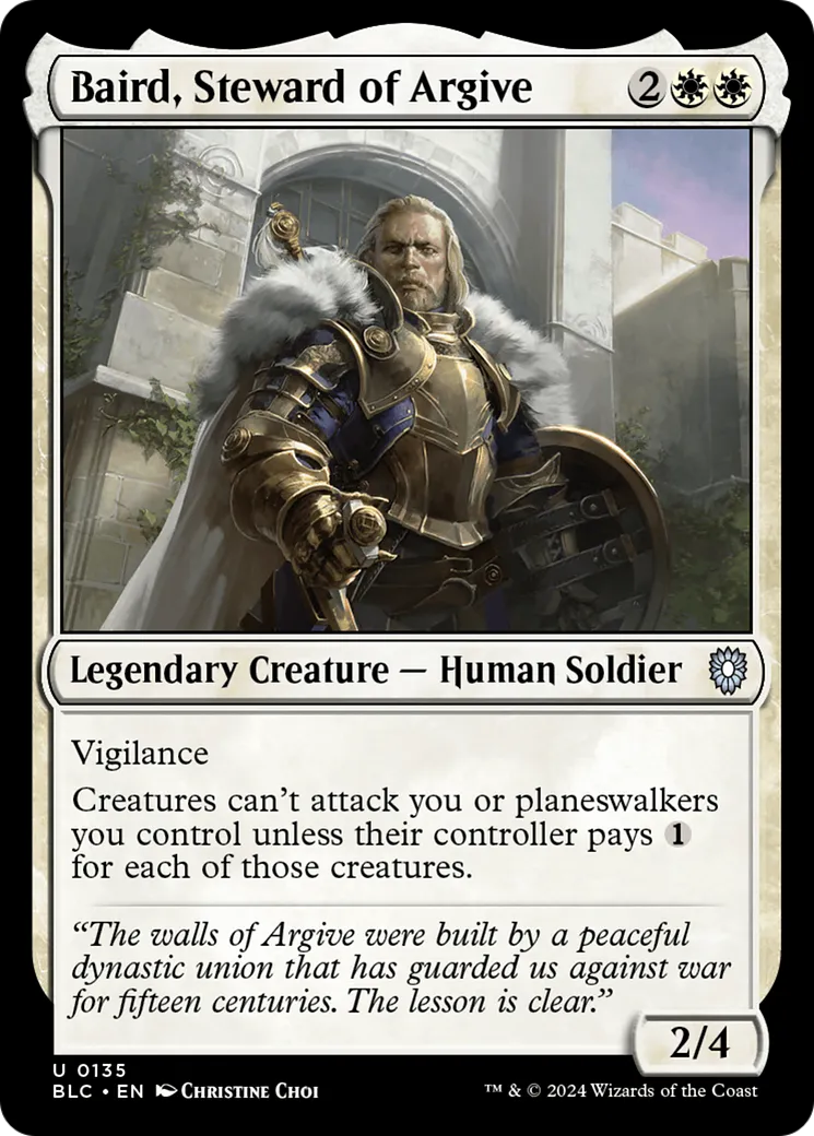 Baird, Steward of Argive — Bloomburrow Commander — Magic: The Gathering