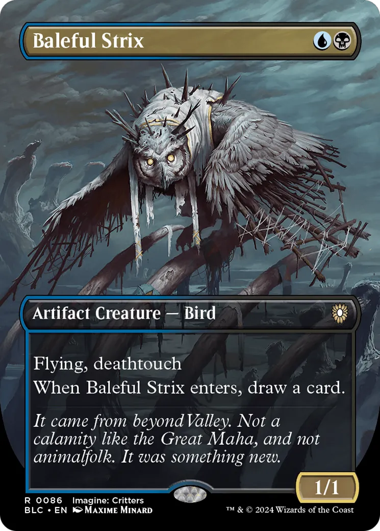 Baleful Strix — Bloomburrow Commander — Magic: The Gathering