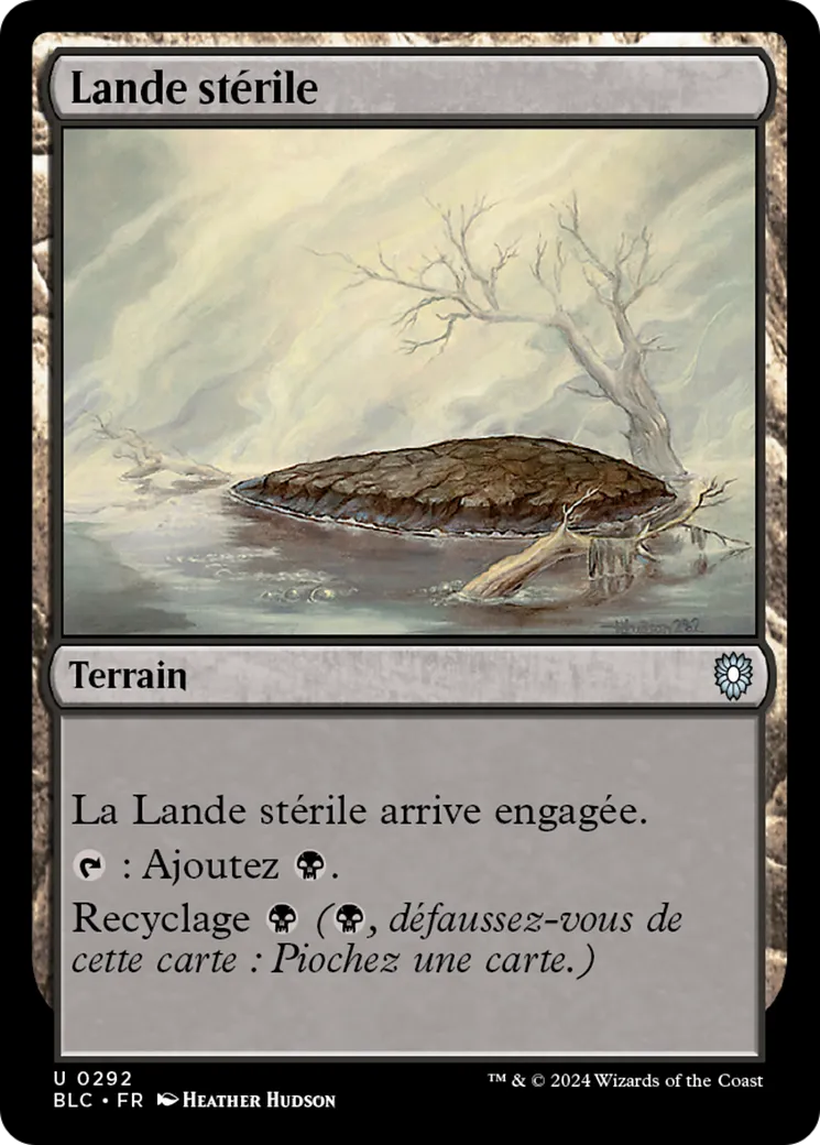 Lande stérile from Bloomburrow Commander - Magic: The Gathering