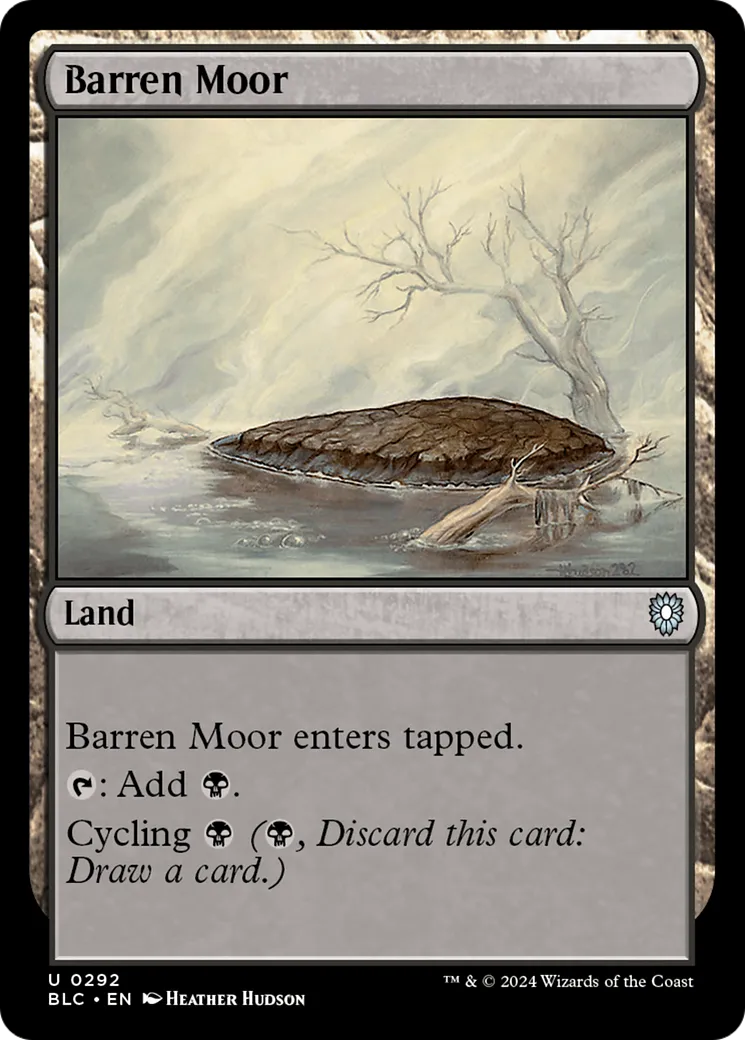 Barren Moor — Bloomburrow Commander — Magic: The Gathering