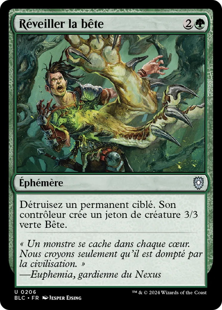 Réveiller la bête — Bloomburrow Commander — Magic: The Gathering