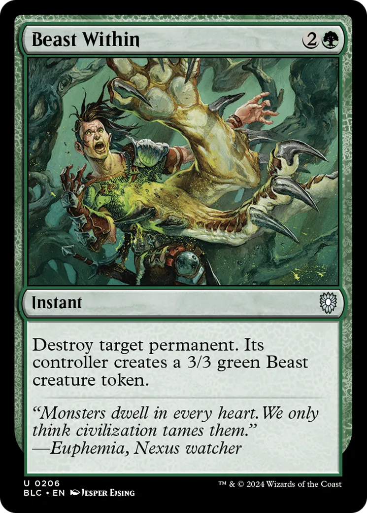 Beast Within — Bloomburrow Commander — Magic: The Gathering
