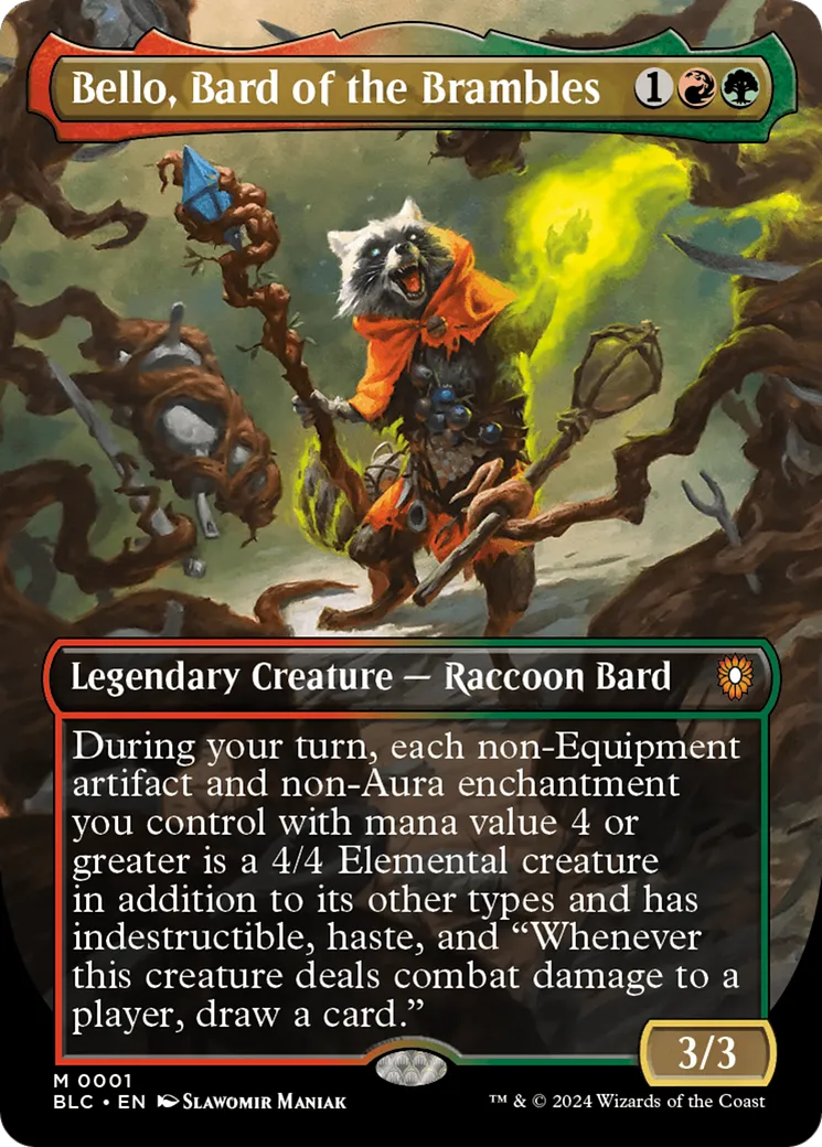 Bello, Bard of the Brambles from Bloomburrow Commander - Magic: The Gathering