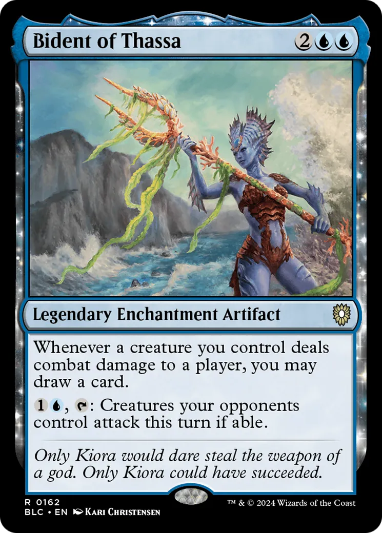 Bident of Thassa — Bloomburrow Commander — Magic: The Gathering
