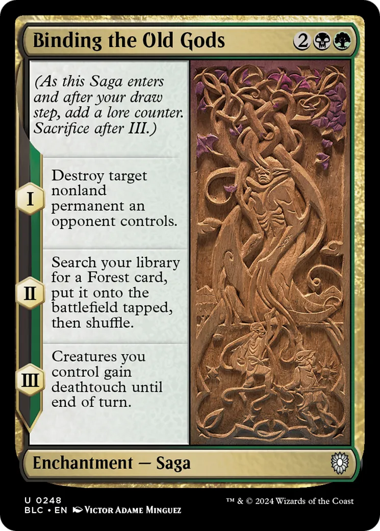 Emprisonnement des dieux anciens — Bloomburrow Commander — Magic: The Gathering