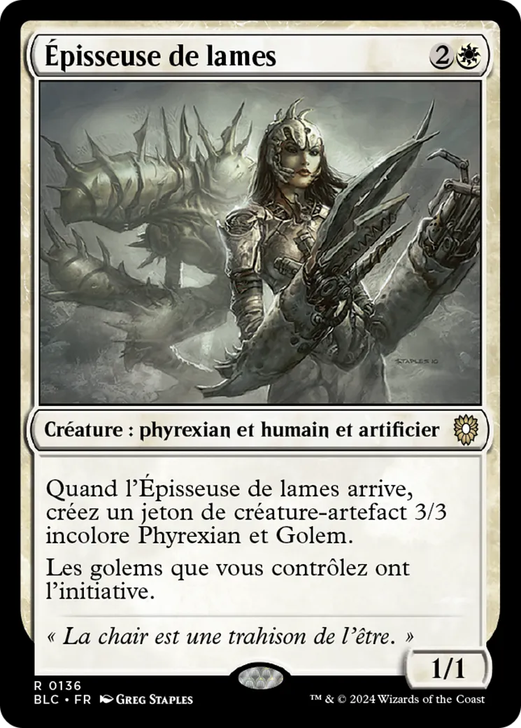 Épisseuse de lames — Bloomburrow Commander — Magic: The Gathering