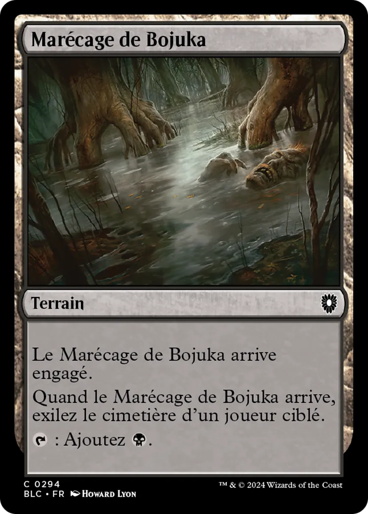 Marécage de Bojuka from Bloomburrow Commander - Magic: The Gathering