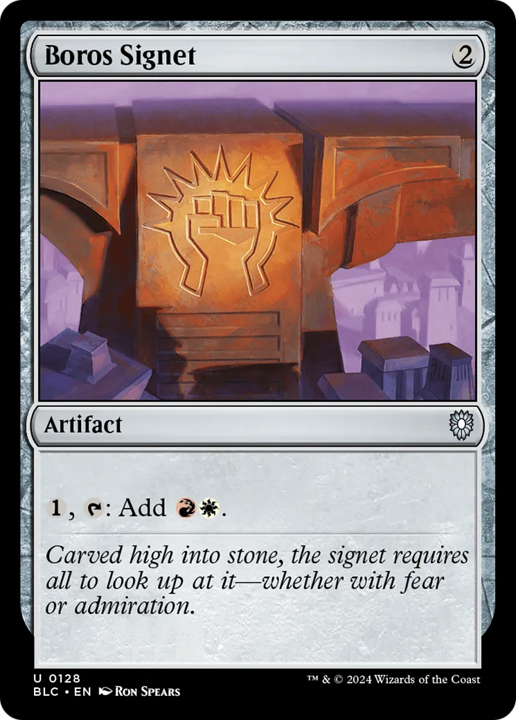 Boros Signet — Bloomburrow Commander — Magic: The Gathering